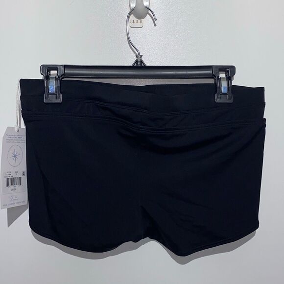 Sail Away Women's Black Elastic Waistband Stretch Swim Shorts Small NWT - Picture 4 of 7